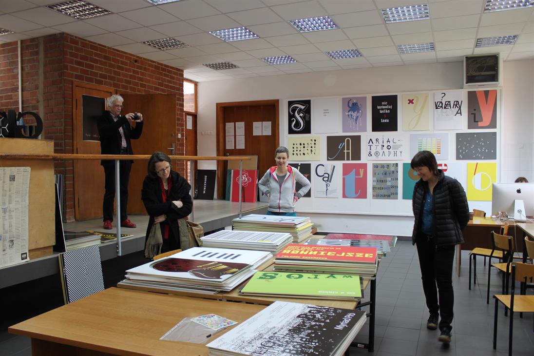 Studio für Grundlagen des Grafikdesigns an der Akademie der Künste in Lodz